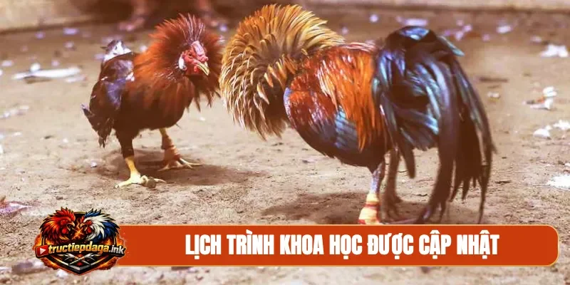 Lịch trình khoa học được cập nhật