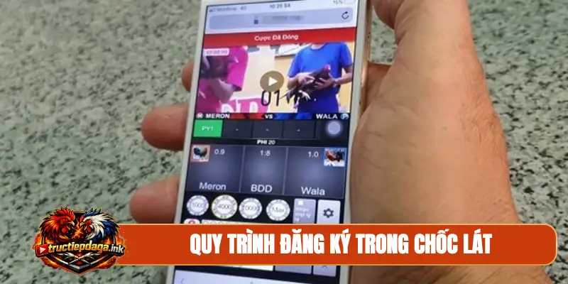 Quy trình đăng ký trong chốc lát